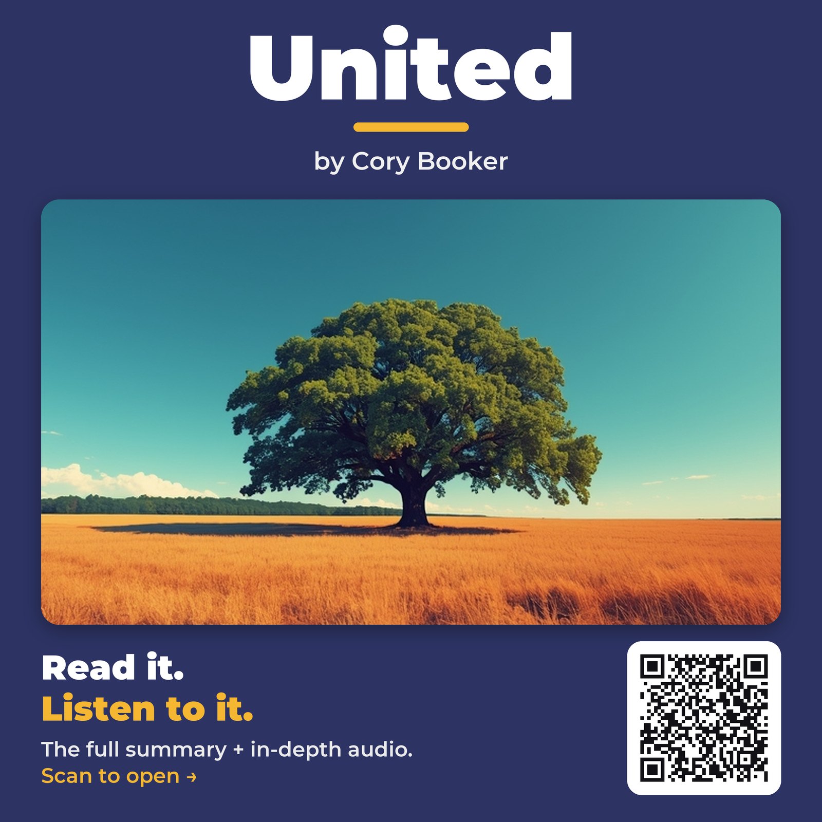 United — by Cory Booker