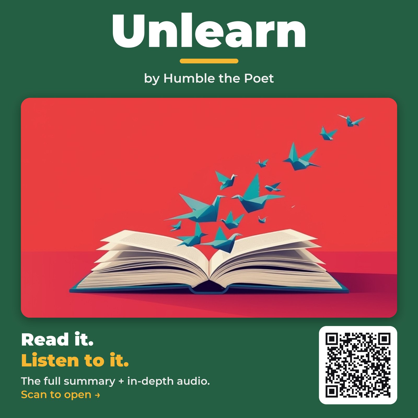 Unlearn — by Humble the Poet