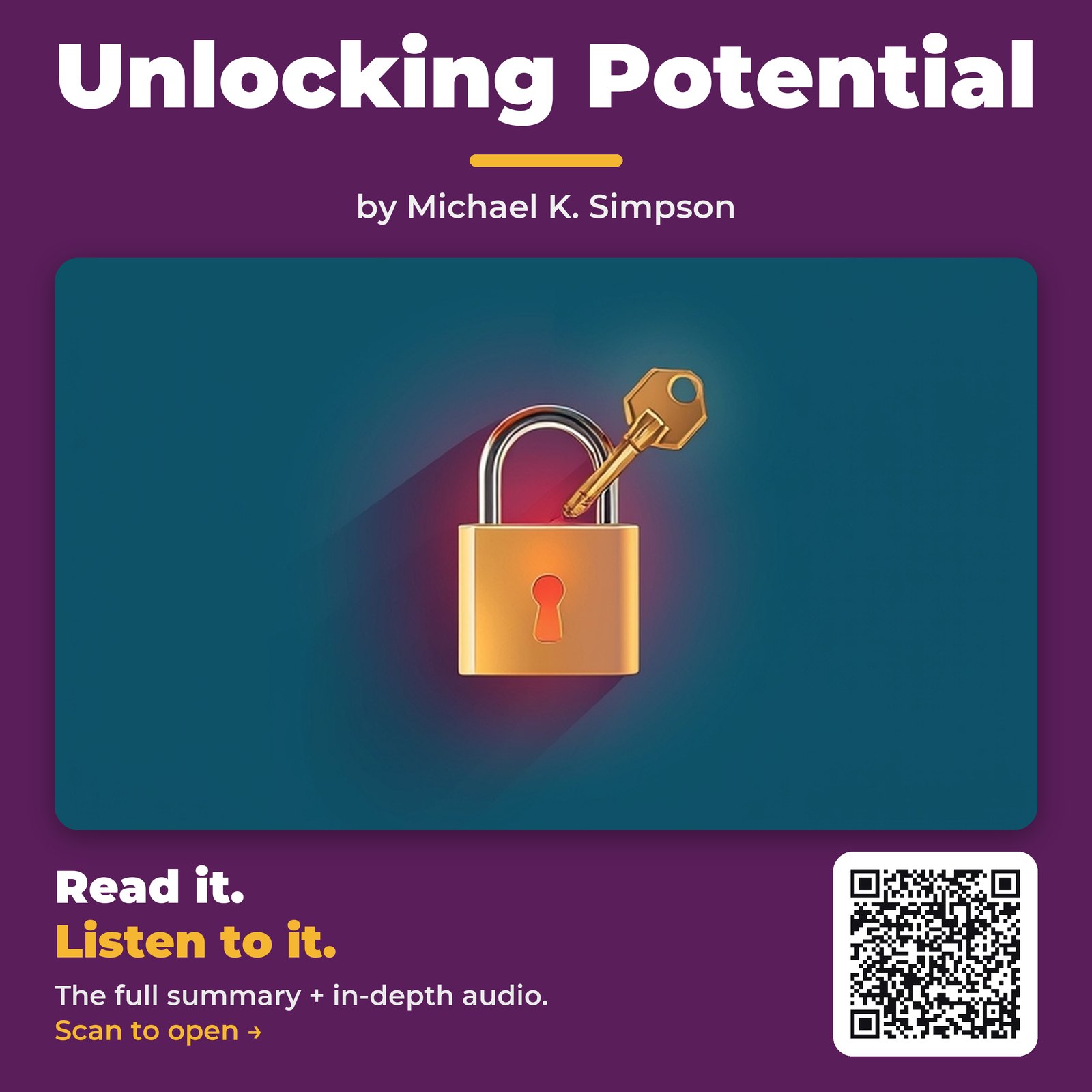 Unlocking Potential — by Michael K. Simpson