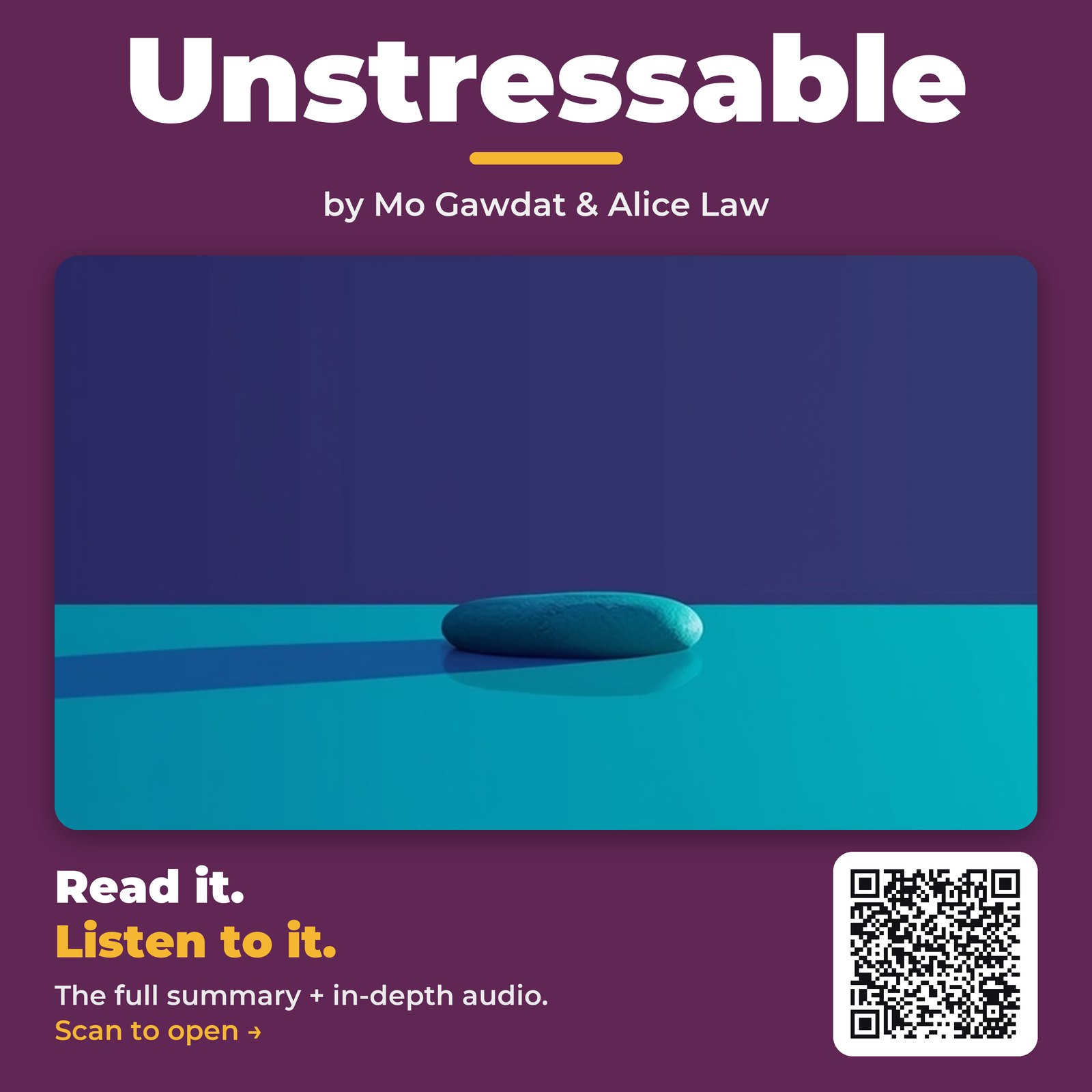 Unstressable — by Mo Gawdat & Alice Law