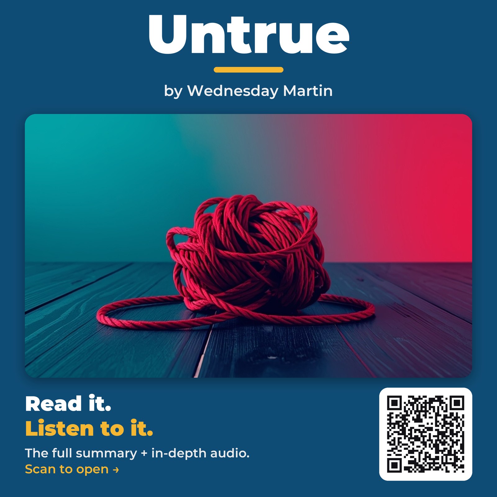 Untrue — by Wednesday Martin