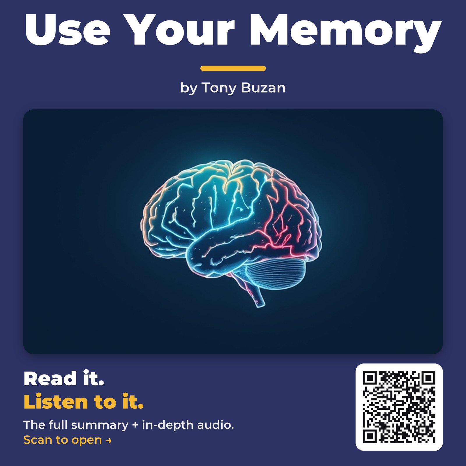 Use Your Memory — by Tony Buzan