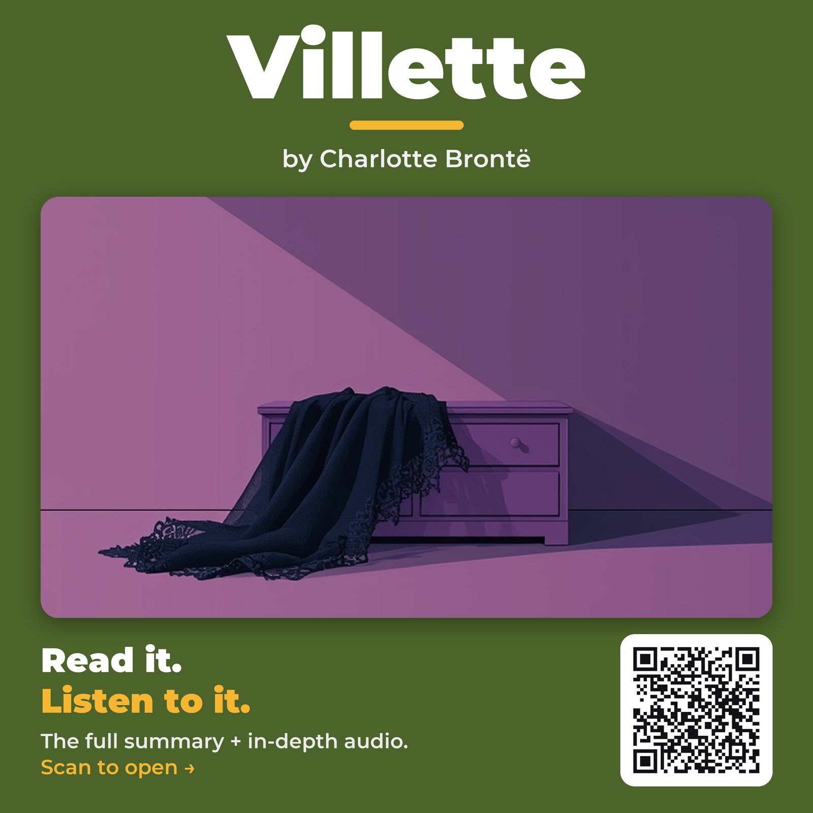 Villette — by Charlotte Brontë