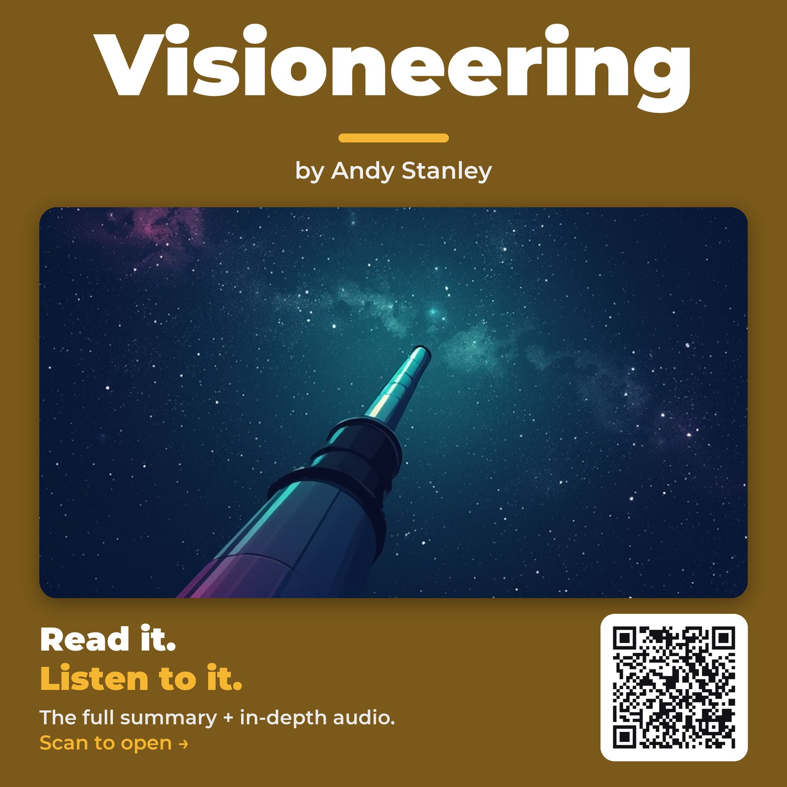 Visioneering — by Andy Stanley