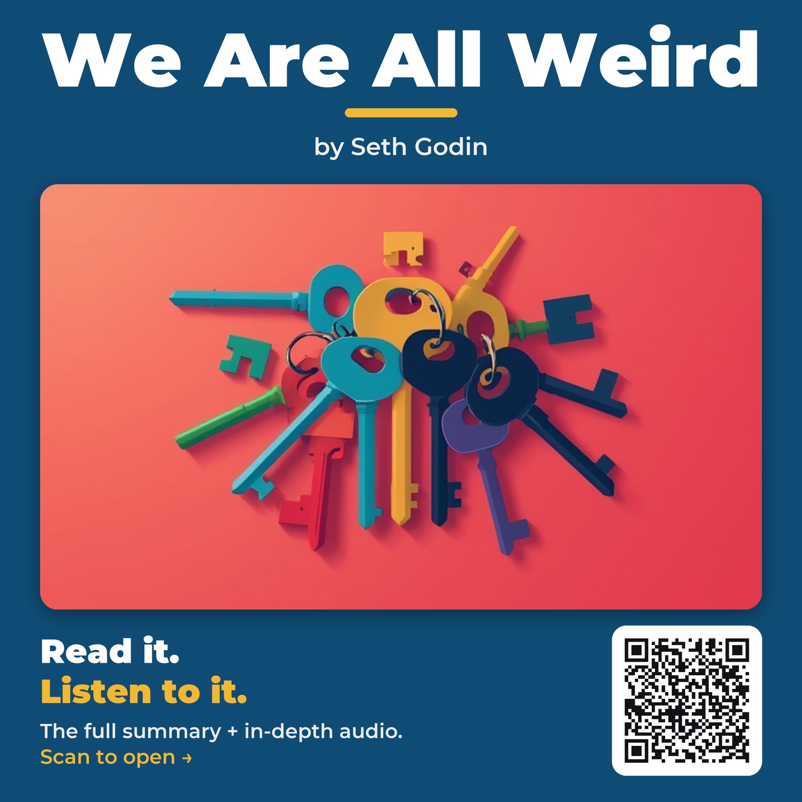 We Are All Weird — by Seth Godin