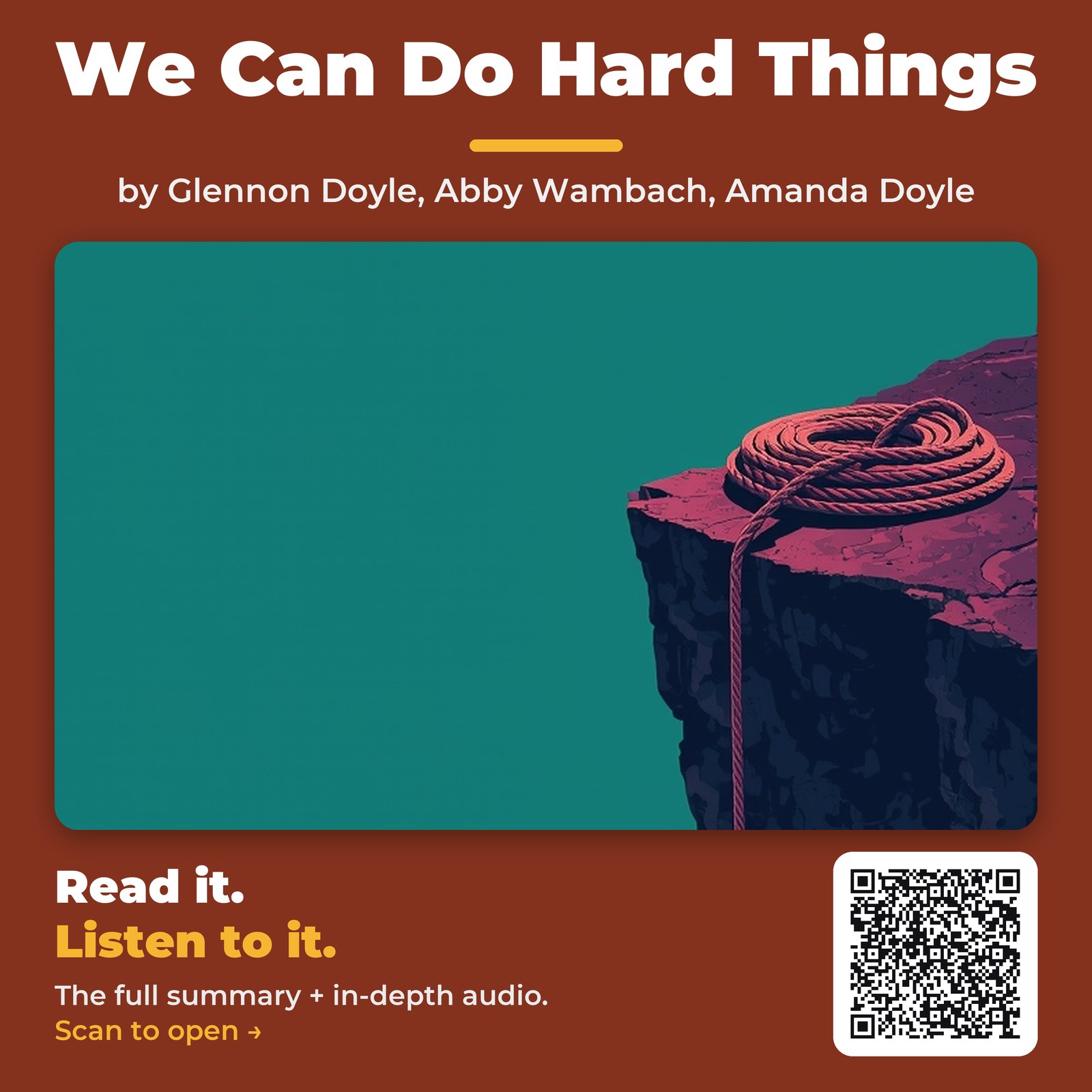 We Can Do Hard Things — by Glennon Doyle, Abby Wambach, Amanda Doyle
