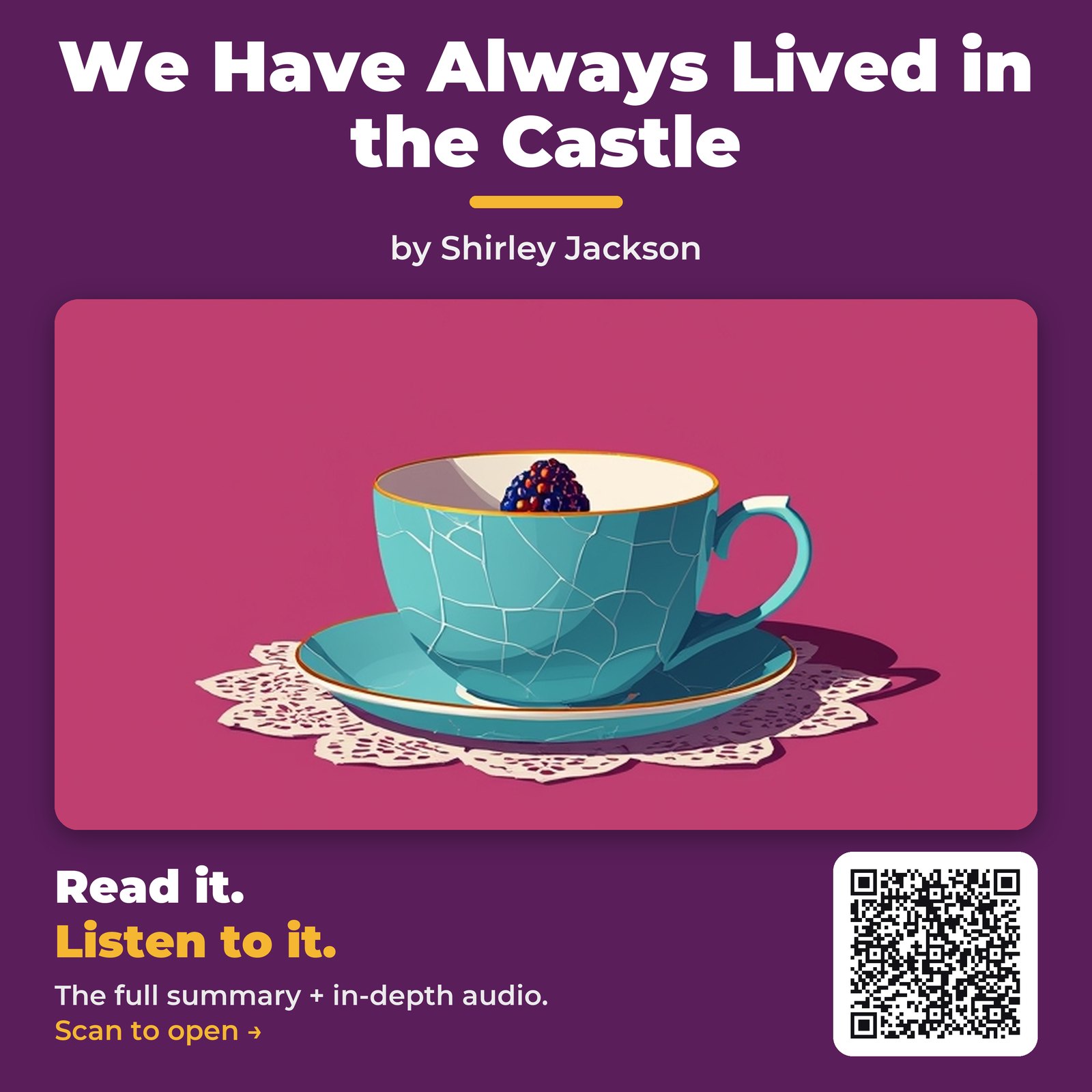 We Have Always Lived in the Castle — by Shirley Jackson