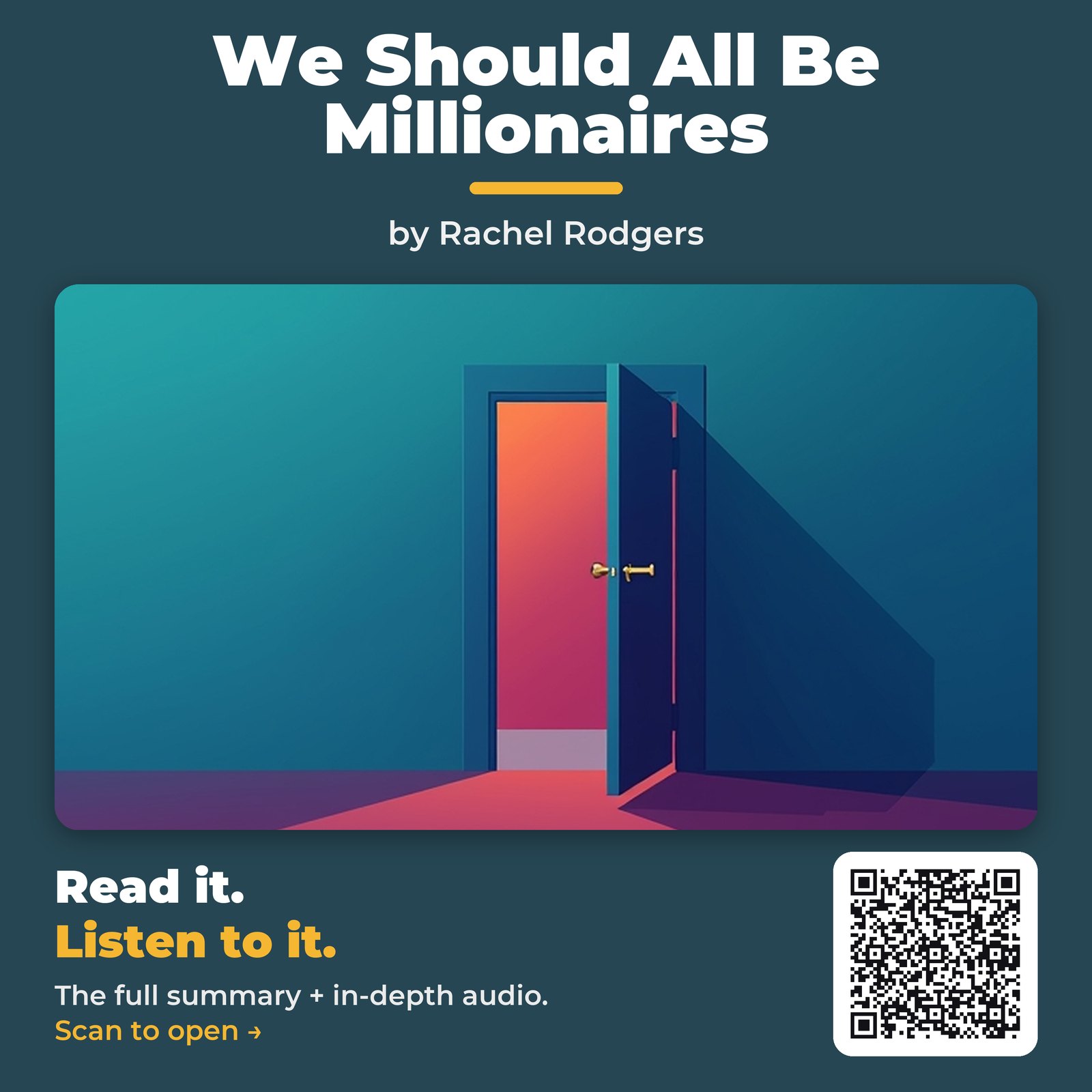 We Should All Be Millionaires — by Rachel Rodgers