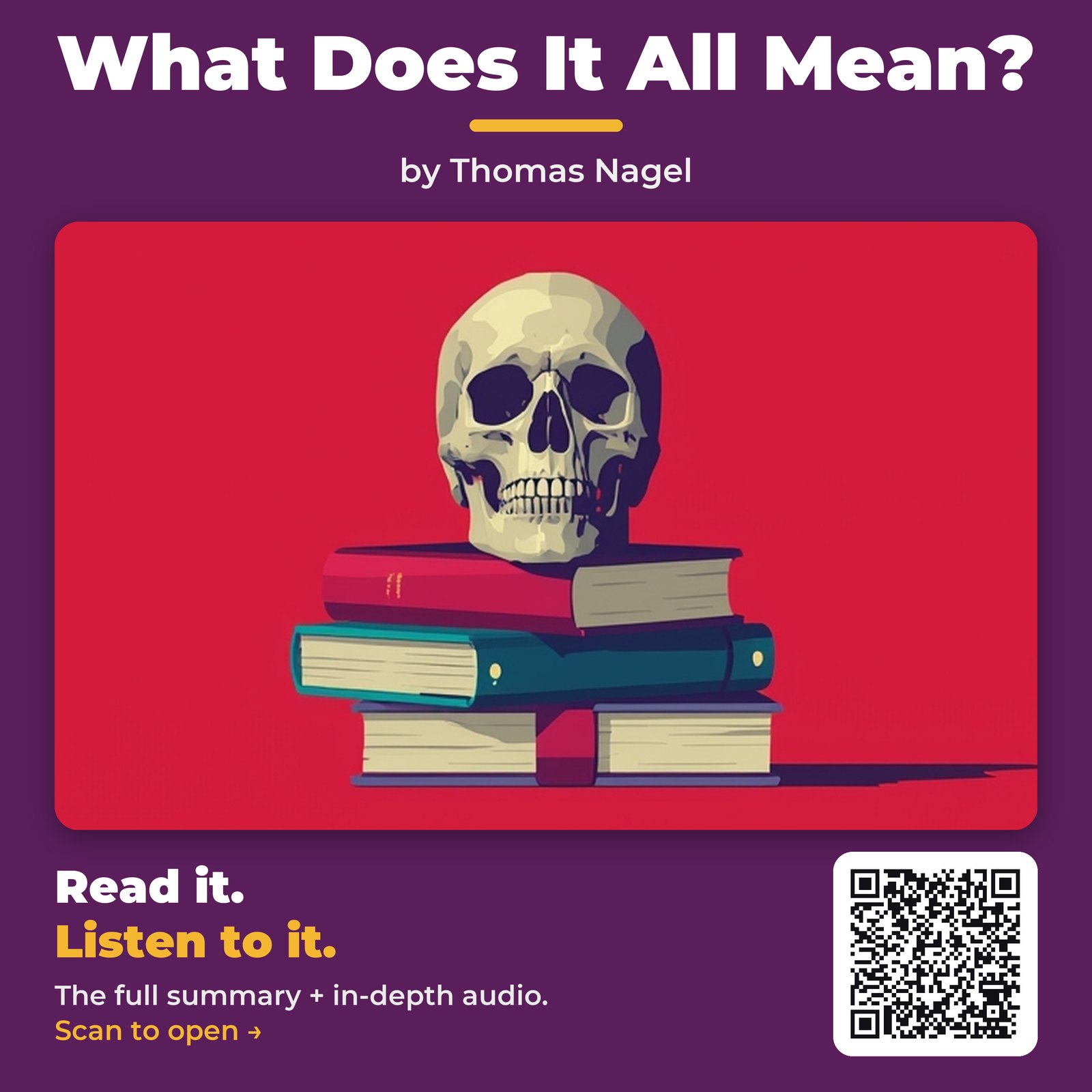 What Does It All Mean? — by Thomas Nagel