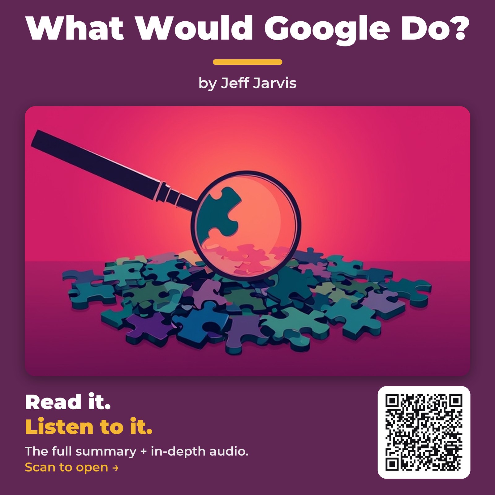What Would Google Do? — by Jeff Jarvis