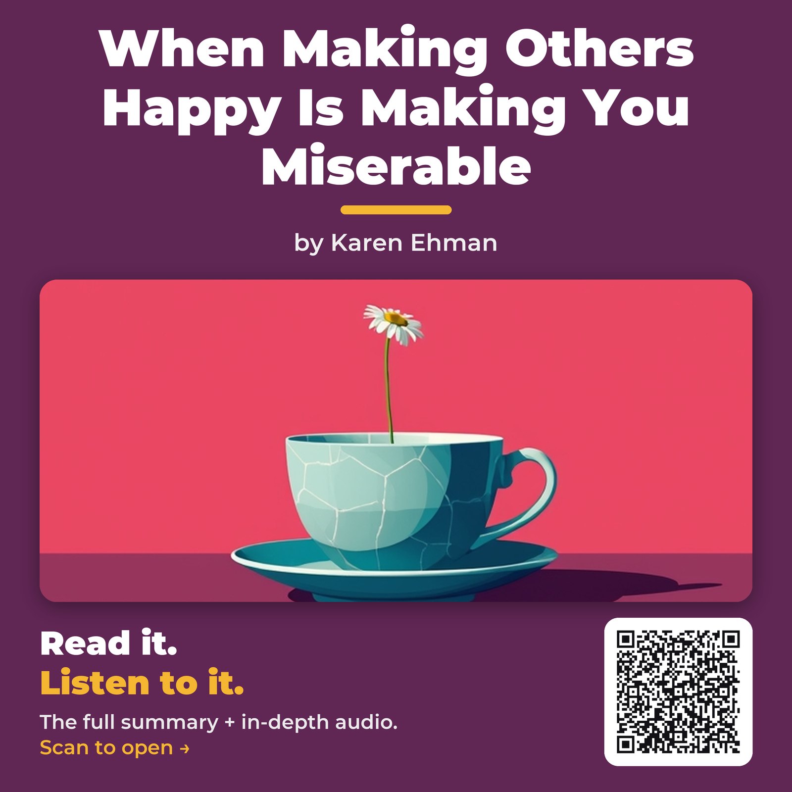 When Making Others Happy Is Making You Miserable — by Karen Ehman