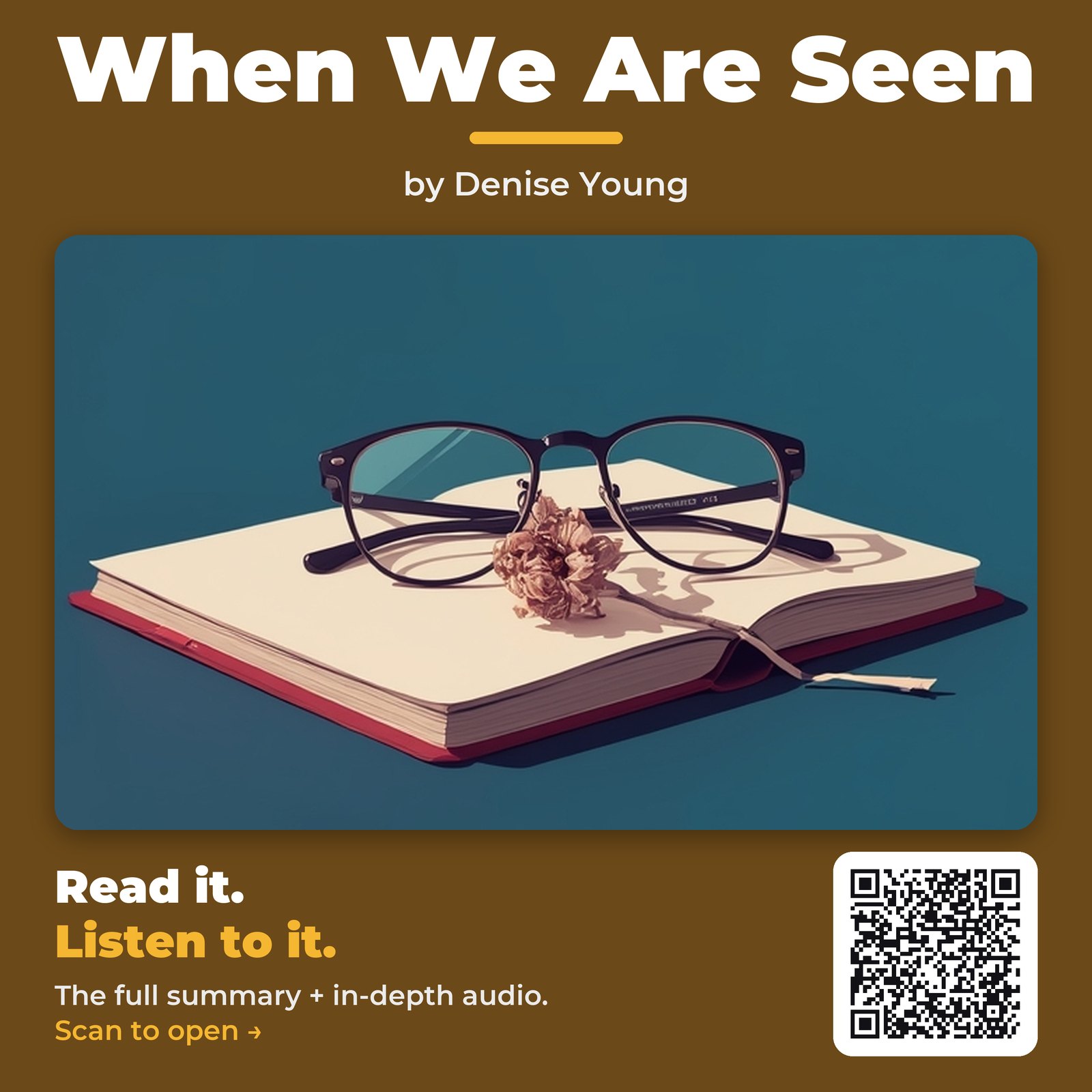 When We Are Seen — by Denise Young