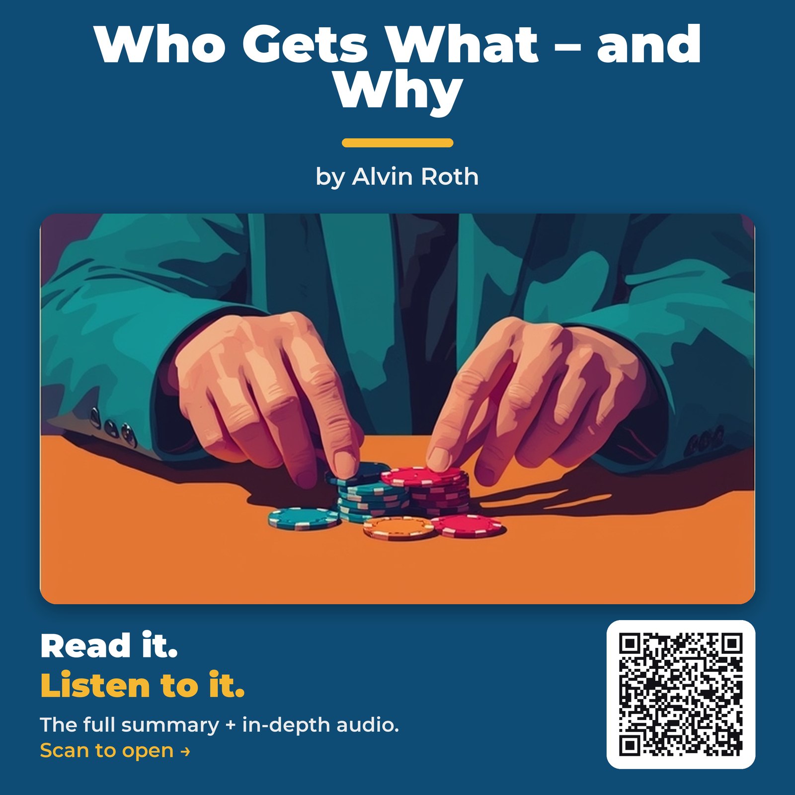 Who Gets What – and Why — by Alvin Roth