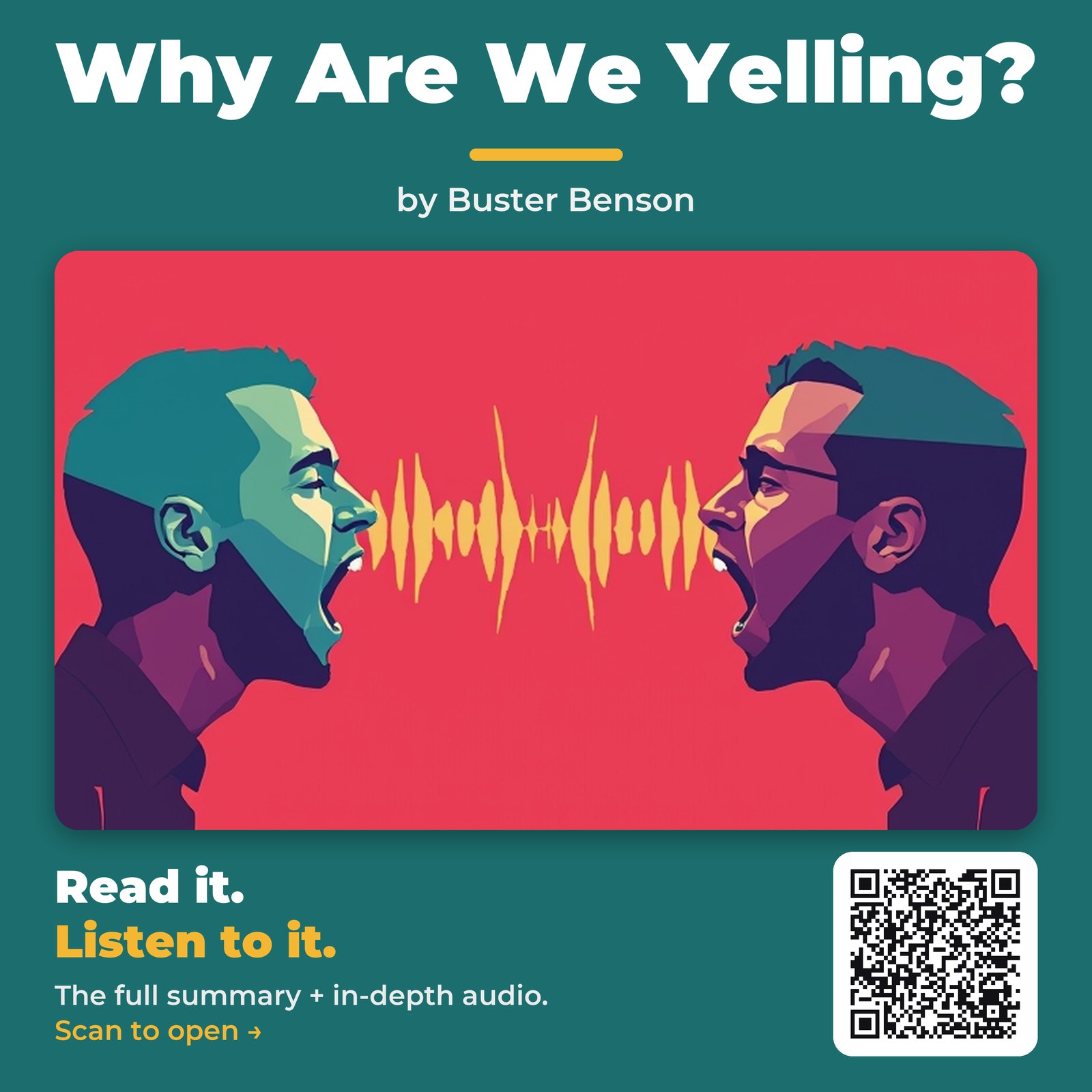 Why Are We Yelling? — by Buster Benson