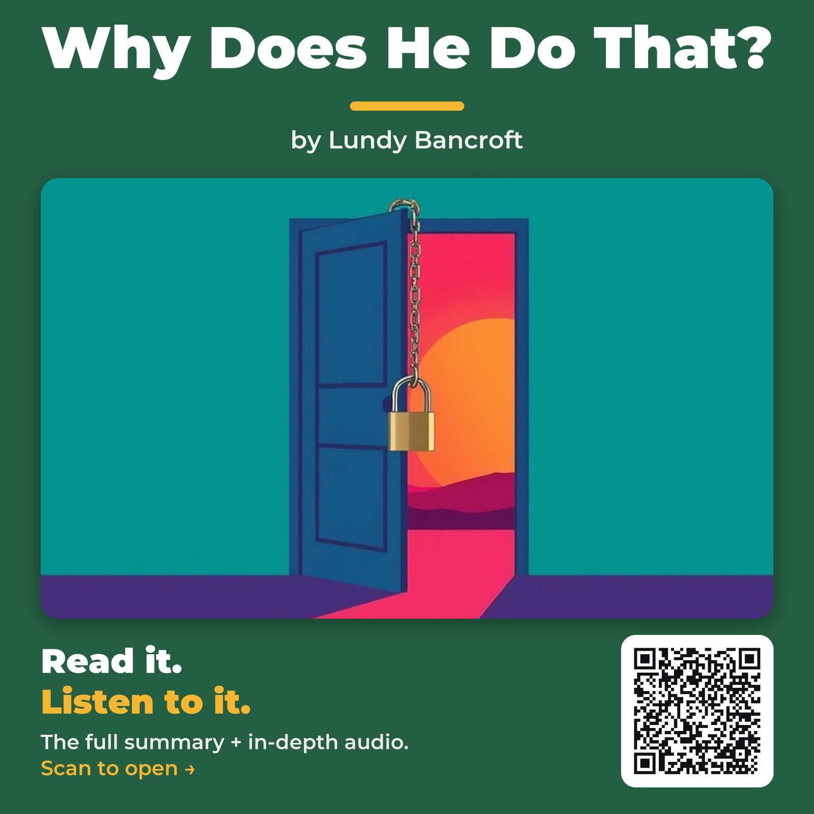 Why Does He Do That? — by Lundy Bancroft