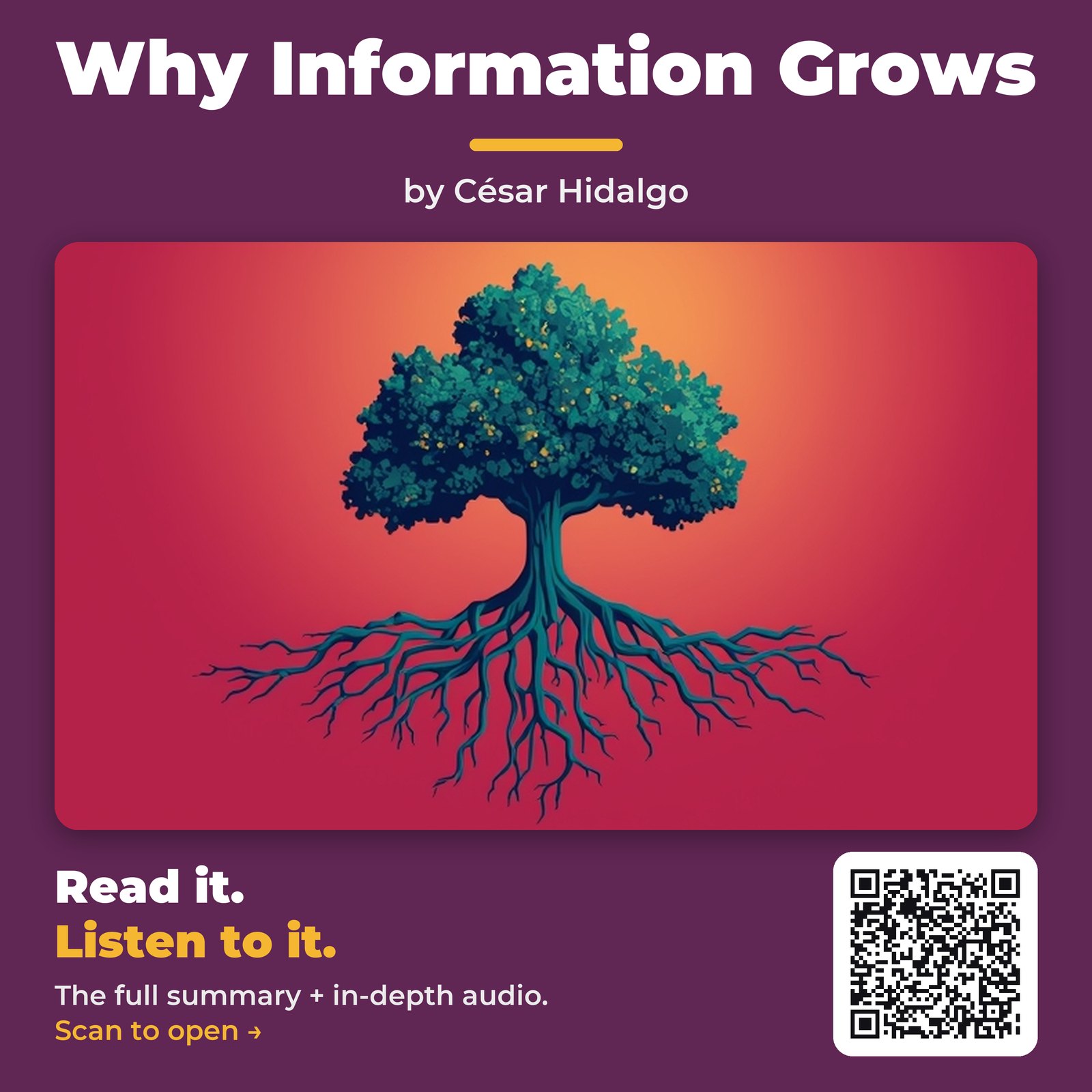 Why Information Grows — by César Hidalgo