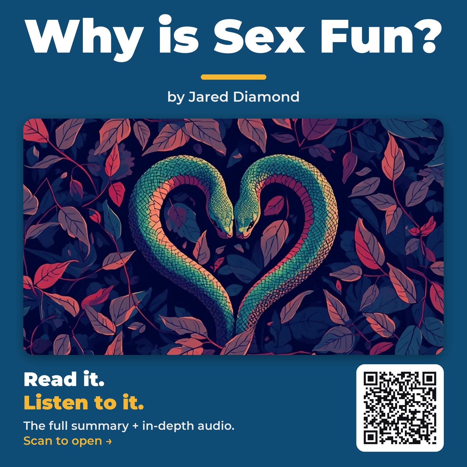Why is Sex Fun? — by Jared Diamond