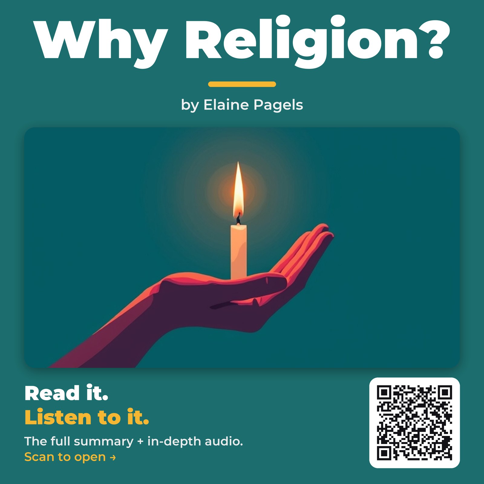 Why Religion? — by Elaine Pagels