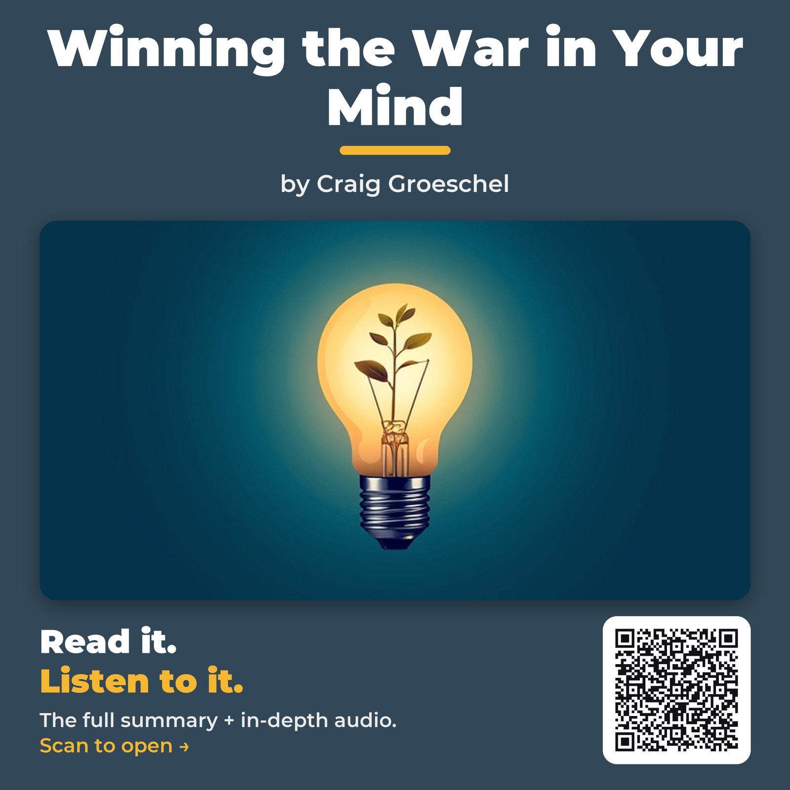 Winning the War in Your Mind — by Craig Groeschel