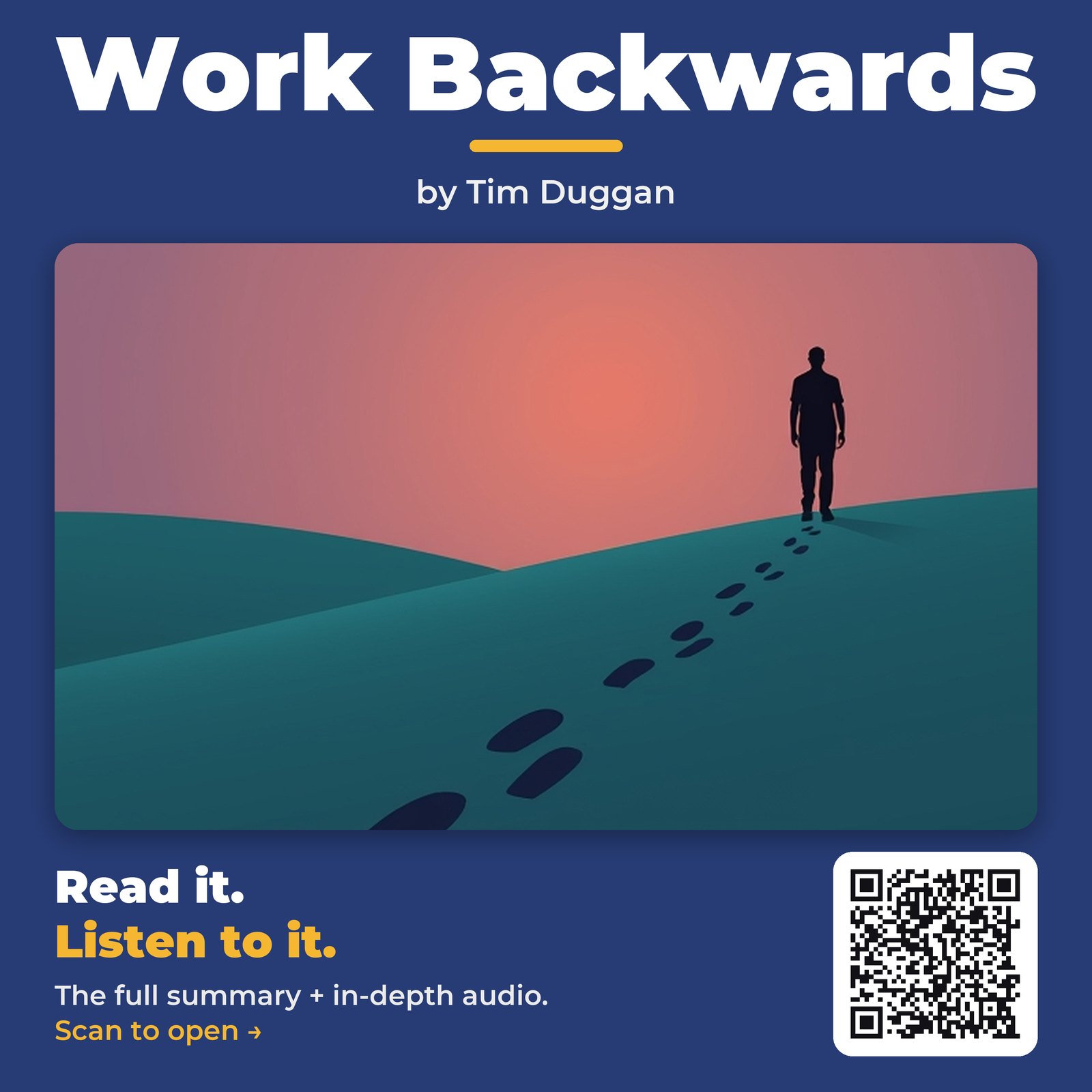 Work Backwards — by Tim Duggan
