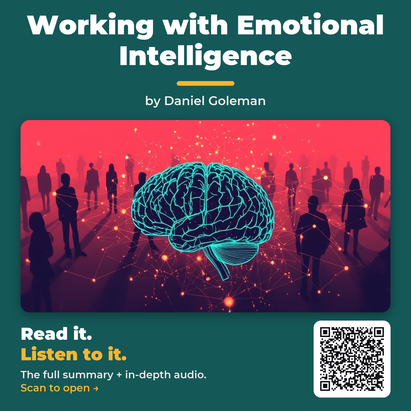 Working with Emotional Intelligence — by Daniel Goleman