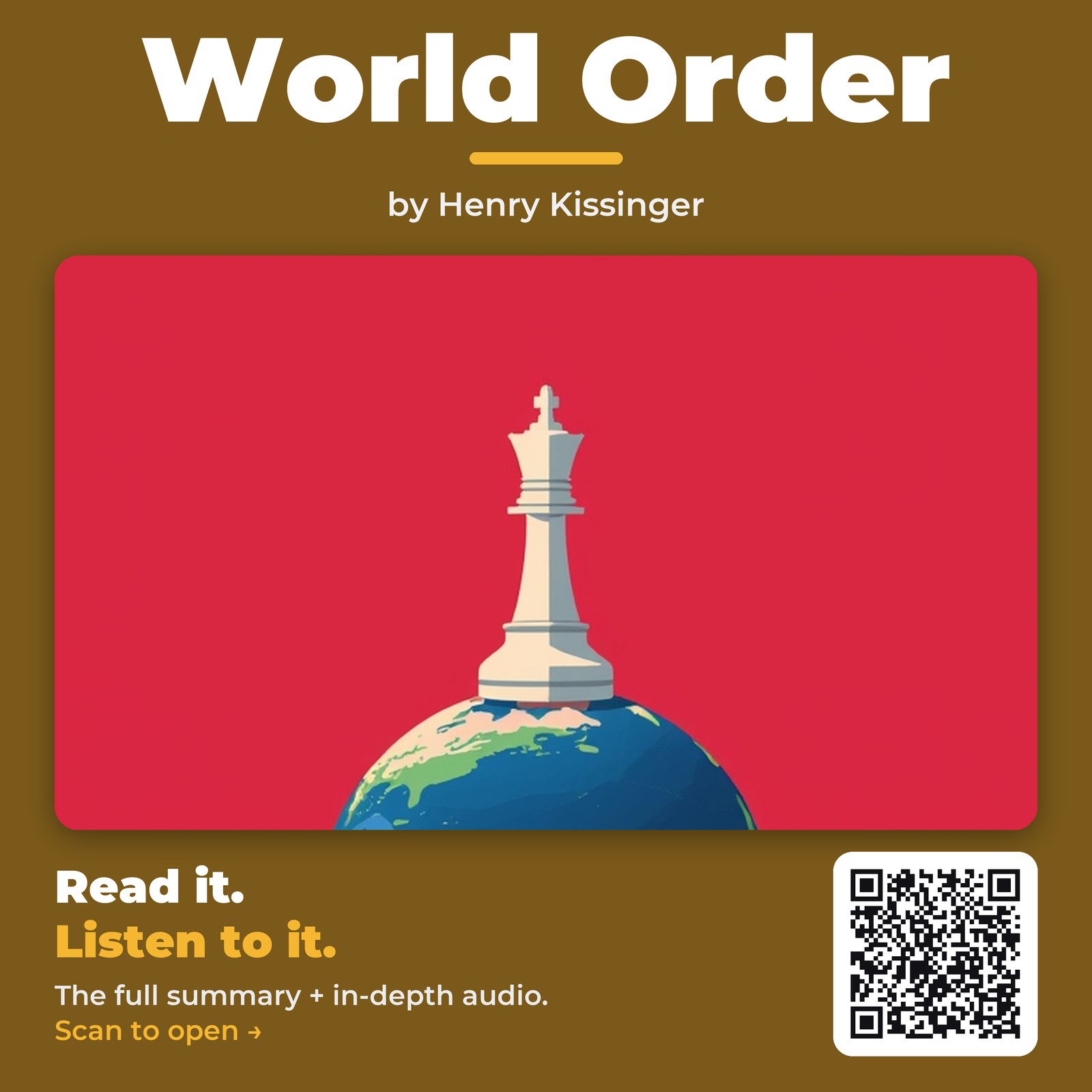World Order — by Henry Kissinger