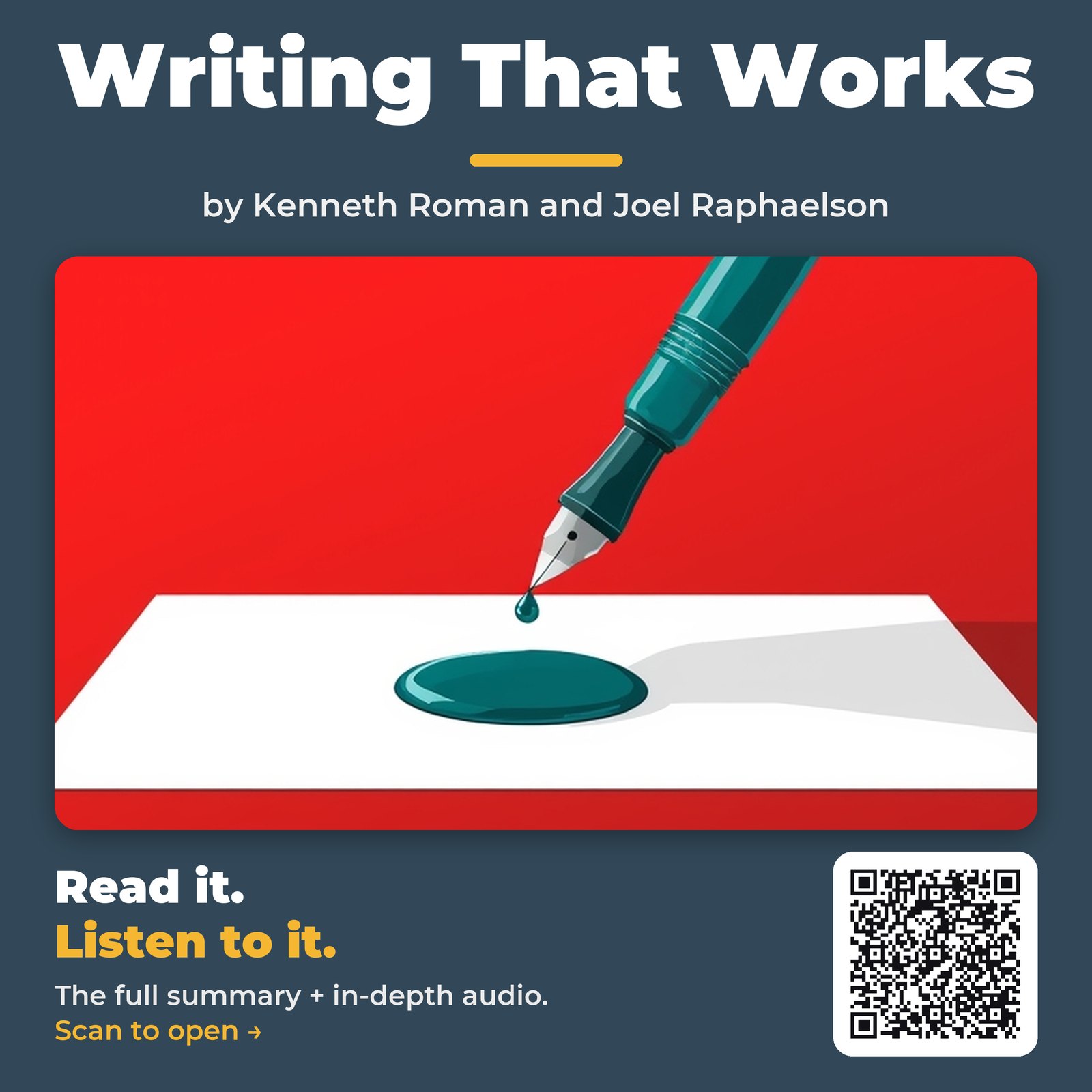 Writing That Works — by Kenneth Roman and Joel Raphaelson
