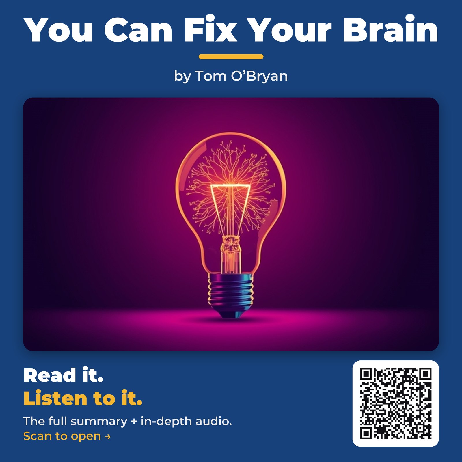 You Can Fix Your Brain — by Tom O’Bryan