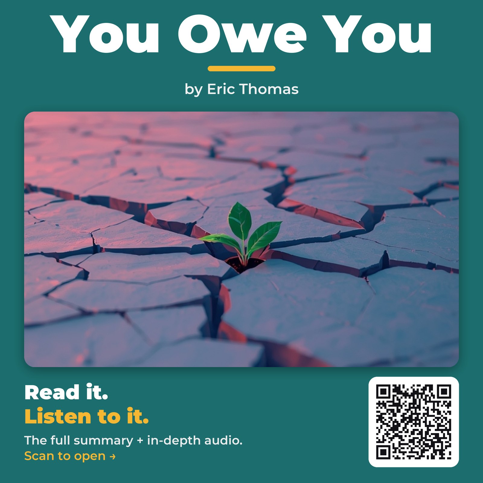 You Owe You — by Eric Thomas