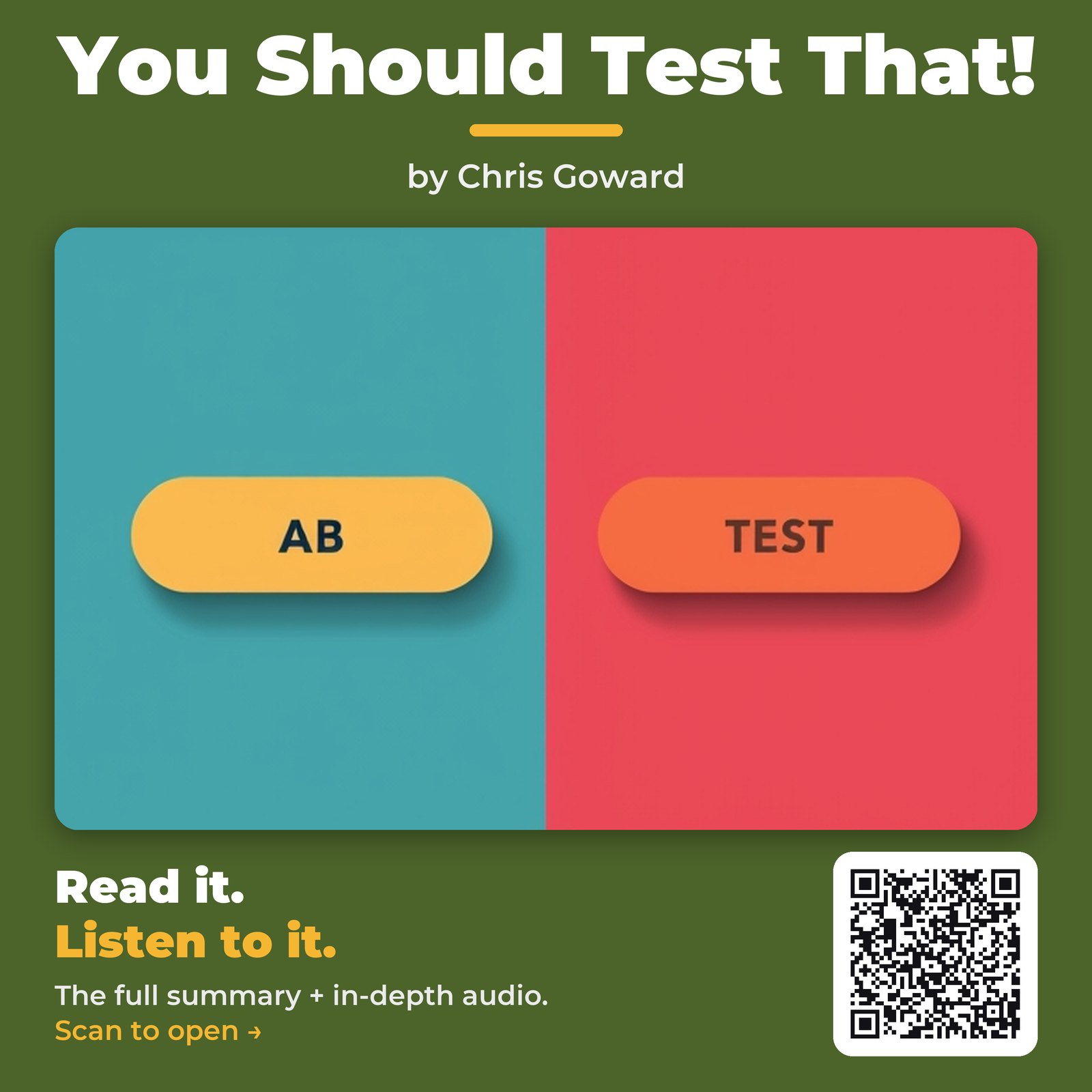 You Should Test That! — by Chris Goward