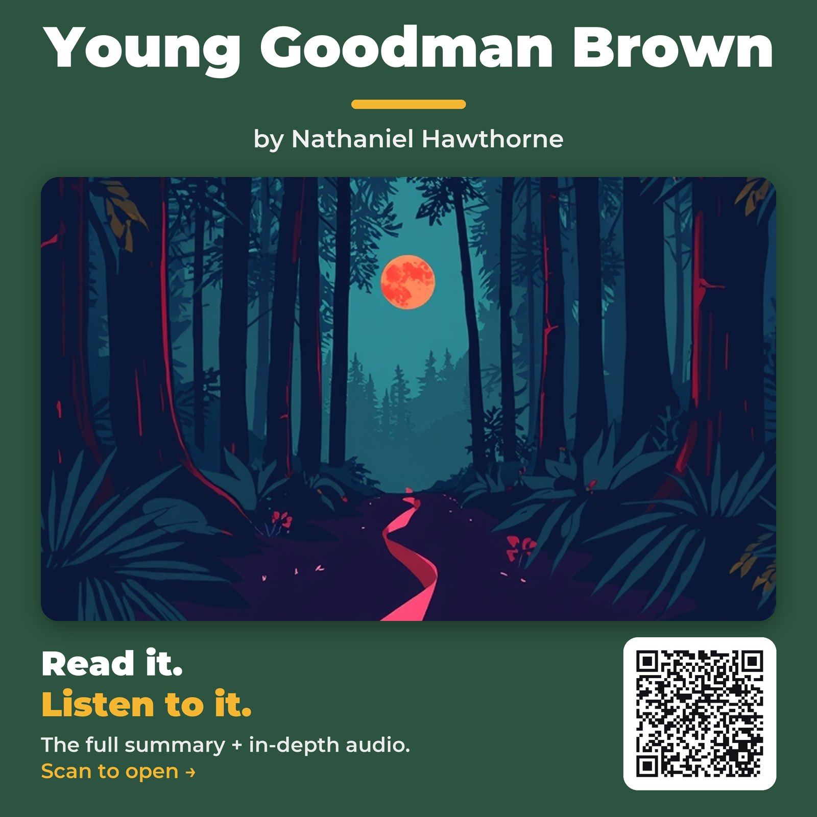 Young Goodman Brown — by Nathaniel Hawthorne