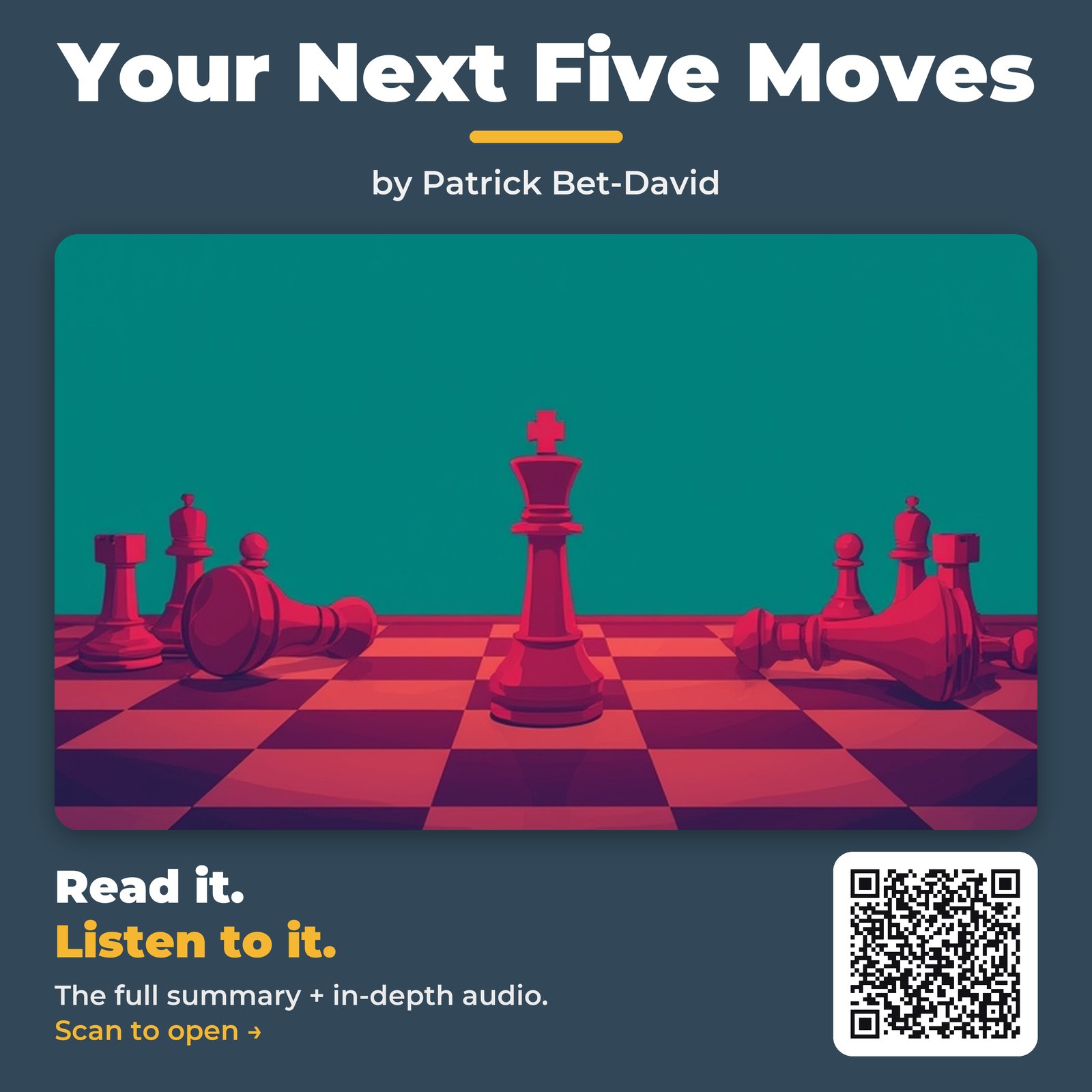 Your Next Five Moves — by Patrick Bet-David